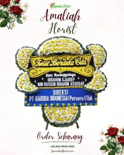 Papan Bunga Duka di Kajoran