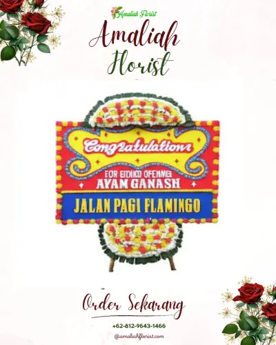 Bunga Papan Congratulation di Kajoran